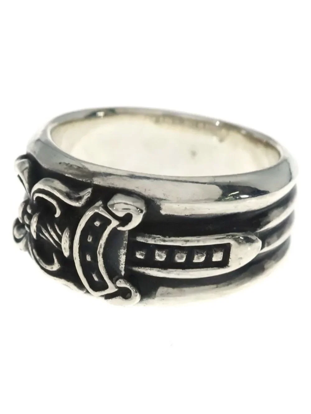 Chrome Hearts Dagger Ring Silver